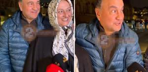 Murat Ülker, eşiyle yürürken görüntülendi