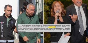 İddianameye göre Başkan Tekin kocasını “çantacısı“ yapmış
