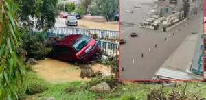 Felaketi en iyi anlatan görüntü Denizle kara birleşti