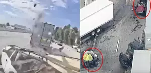 Uyuşturucu etkisindeki sürücü otoyolu savaş alanına çevirdi