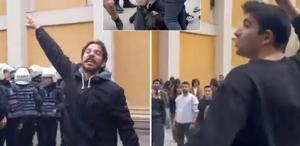 Birileri üniversiteleri karıştırmaya çalışıyor Karşıt görüşlü öğrenciler yine kafa kafaya geldi