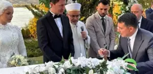 Cumhurbaşkanlığı Özel Kalem Müdürü Hasan Doğan, Faruk Alagas’ın nikah törenine katıldı