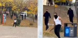 Hacettepe Üniversitesi karıştı Palalı saldırganlar kamerada