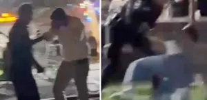 Eski ve yeni sevgili birbirine girdi, polis biber gazıyla müdahale etti