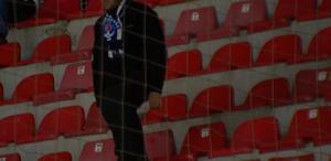 Süper Lig’de ilginç an: Takımını tribünde tek başına destekledi