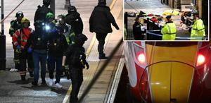 Trende bıçaklı saldırı dehşeti 9’u ağır 10 kişi yaralandı