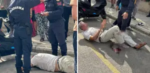 Sokak ortasında dehşet Rus çiftin tartışması kanlı bitti