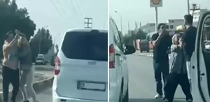 Yaşlı kadının çabaları fayda etmedi Yol ortasında dehşet saçtılar