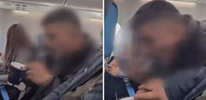 Ünlü fenomen uçakta sigara yakıp kamerayı açtı Hemen kara listeye alındı