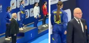 Ukraynalı Avrupa Şampiyonu, Rus sporcuyla fotoğraf çekmeyi reddetti