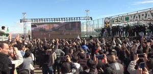 12 puan farkla liderler Seyircisiz maçta dev ekran kuruldu, tam 7 gol attılar