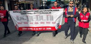 Karşıyaka’da işçiler sokağa indi 7 aydır maaş yok, alacakları 400 bin TL