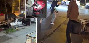 İstanbul’u kuvvetli fırtına vurdu Ayakta durmak dahi güç