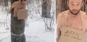 Rus komutan, kendi askerlerini dondurucu soğukta ağaçlara bağladı