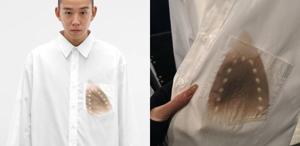 “Ütü yanığı“ baskılı gömleğin fiyatı dudak uçuklattı