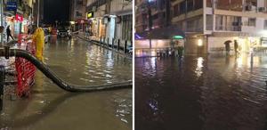 İzmir’de sağanak yağışta cadde ve sokaklar göle döndü