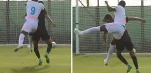 Uslanmıyor Jhon Duran, Zenit’teki ilk maçında rakip futbolcuya tokat attı