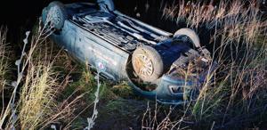 Görüştüğü kadının eşi tarafından kovalanırken kaza yaptı