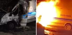 Ambulans alev alev yandı, faciayı önledi: Yaptığı büyük bir kahramanlık