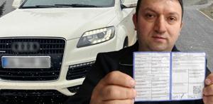 Galeriden aldığı lüks araçla çevirmeye girdi, hayatının şokunu yaşadı