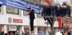 Kenti karıştıran “Ramazan“ pankartı: Ekipler indirmek isteyince...