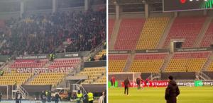 Samsunspor taraftarı deplasmanı iç sahaya çevirdi