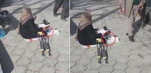 Dilencinin önündeki gören küçük dilini yuttu: Vergi mükellefidir yani