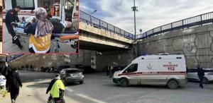 Köprüde can pazarı Tutunamayınca yere düştü