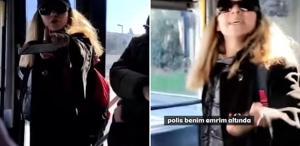 Otobüste köpekli yolcu krizi “Savcıyım, polis benim emrimde“ deyip tehditler yağdırdı