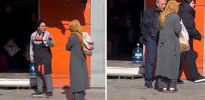 Mübarek Ramazan ayında çekilen bu görüntü izleyenleri ikiye böldü