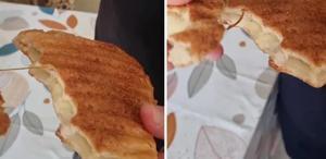 Bursa’da mide bulandıran görüntü: Ekmeğin içinden paket lastiği çıktı