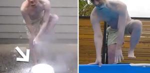 Ünlü YouTuber, girdiği havuzdan kupkuru çıktı