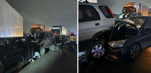 Sakarya’da Anadolu Otoyolu’nda 16 araçlık zincirleme kaza: 14 yaralı