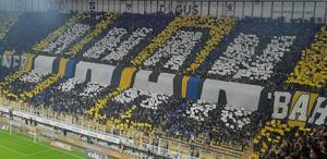 Sarı-lacivertli taraftarlardan Kasımpaşa maçına özel koreografi