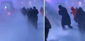 Kıyametin fragmanı kar kalınlığının 49 santime ulaştığı New York’tan geldi