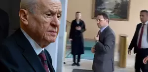 Akın Gürlek’ten Devlet Bahçeli’ye ziyaret Kapıda karşıladı