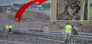 Düşen F-16’nın bulunduğu bölgede çarpıcı manzara