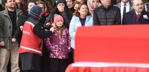 Şehit babaya son veda