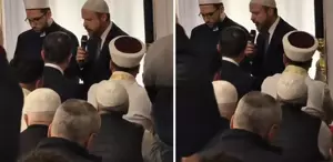 Bilal Erdoğan, Üsküp’te teravih namazını kıldırdı