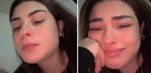 Markette karşılaştığı durumu anlatan genç kız, gözyaşlarına boğuldu