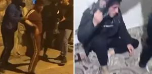 1 kişiyi darbedip görüntülerini paylaştılar inceleme başlatıldı