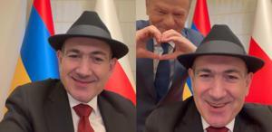 Paşinyan ve Tusk’tan ezber bozan video, eğlenceleri anlarını paylaştılar