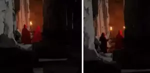 Juventus-Galatasaray maçının uzatma dakikalarında ayin yapıldı iddiası