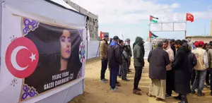 Gazze’de “2. Yıldız Tilbe Çadır Kenti“ açıldı