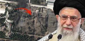 İşte saldırı sonrası ilk görüntü: Hamaney’in Tahran’daki konutu tamamen yok oldu