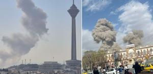 Tahran’da peş peşe patlamalar İşte ilk görüntüler