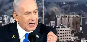 Netanyahu ’’vuruyoruz’’ dedi, Tahran’a bombalar düştü Görüntüler korkunç