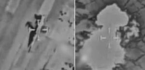 İsrail, yeni görüntüleri paylaştı: İşte İran uçaklarını vurdukları anlar