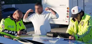 Yeni trafik kanununa göre yediği cezayı öğrenen sürücü şoke oldu