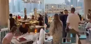 Dubai’de Ramazan topunu İran füzesi sanan turistler ne yapacağını şaşırdı